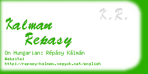 kalman repasy business card